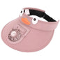 Kids Sun Visor Hat with Fan